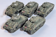 Flames of War – Late War - British - Armoured - Fahrzeuge  - Sherman Platoon