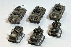 Flames of War - Late War - US - Ardennen - Fahrzeuge - Diverse Fahrzeuge