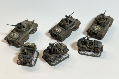 Flames of War - Late War - US - Ardennen - Fahrzeuge - Diverse Fahrzeuge