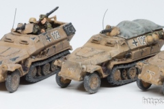 Flames of War - Mid-War - Afrika - Deutsches Afrikakorps - Fahrzeuge - SdKfz 251 Platoon