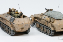 Flames of War - Mid-War - Afrika - Deutsches Afrikakorps - Fahrzeuge - SdKfz 251 Platoon