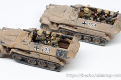 Flames of War - Mid-War - Afrika - Deutsches Afrikakorps - Fahrzeuge - SdKfz 251 Platoon