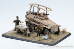 Flames of War - Mid-War - Afrika - Deutsches Afrikakorps - Fahrzeuge - Rommel with Greif