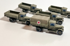 Flames of War - Sovjet - Fahrzeuge - ZIS-5 trucks
