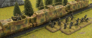 Deutscher Panzerzug des Typs BP44