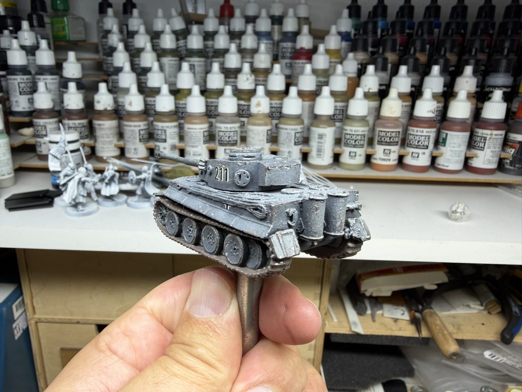Fertiger Tiger I in Panzergrau