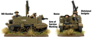 Referenz 12 zu Tarnfarben, taktischen Markierungen und Abzeichen der 6. Südafrikanischen Panzerdivision