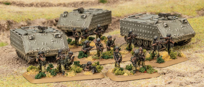 Israelische M113 und mechanisierte Infanterie für Team Yankee