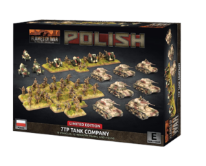 Polnische 7TP-Panzer und Infanterie für Flames of War