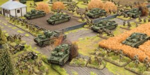 Beispielseite aus First to Fight mit polnischen Formationen