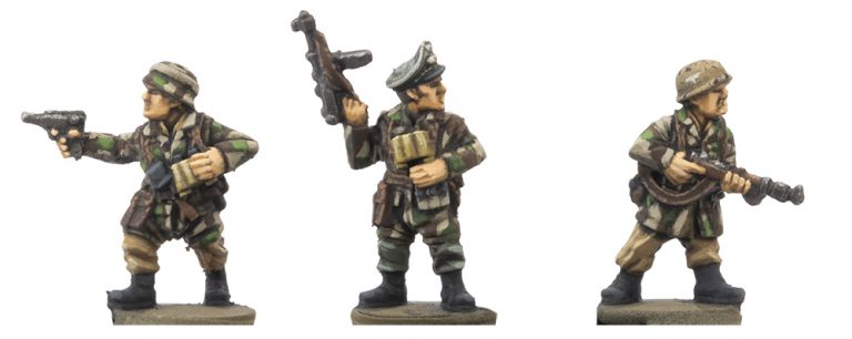 Fertig hervorgehobene tropische Fallschirmjäger – Vorderseite