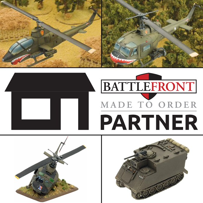 Battlefront Made to Order Oktober 2026: AH-1G Huey Cobra, UH-1B Hog, Crashed Huey Objective und M577 Command Vehicle