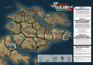 Kampagnenkarte für Firestorm: Falklands