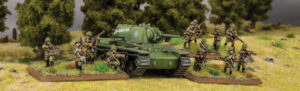 Schwerer sowjetischer KV-Panzer