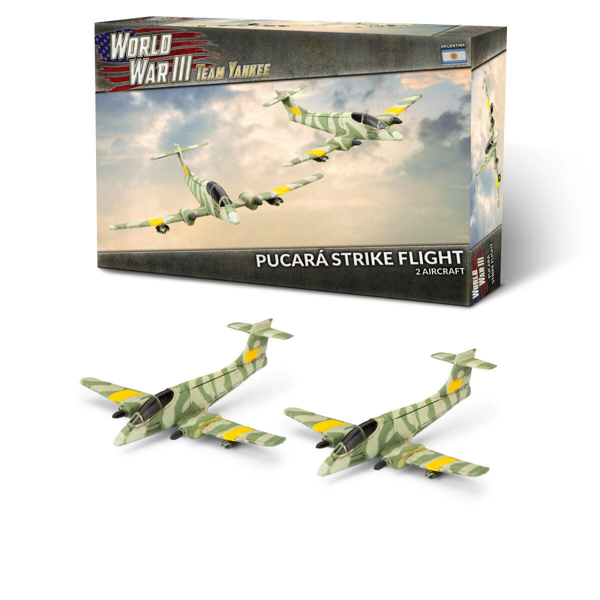 Battlefront Team Yankee Pucara Strike Flight TARBX02