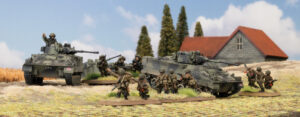 Britischer Warrior-Schützenpanzer im Gelände